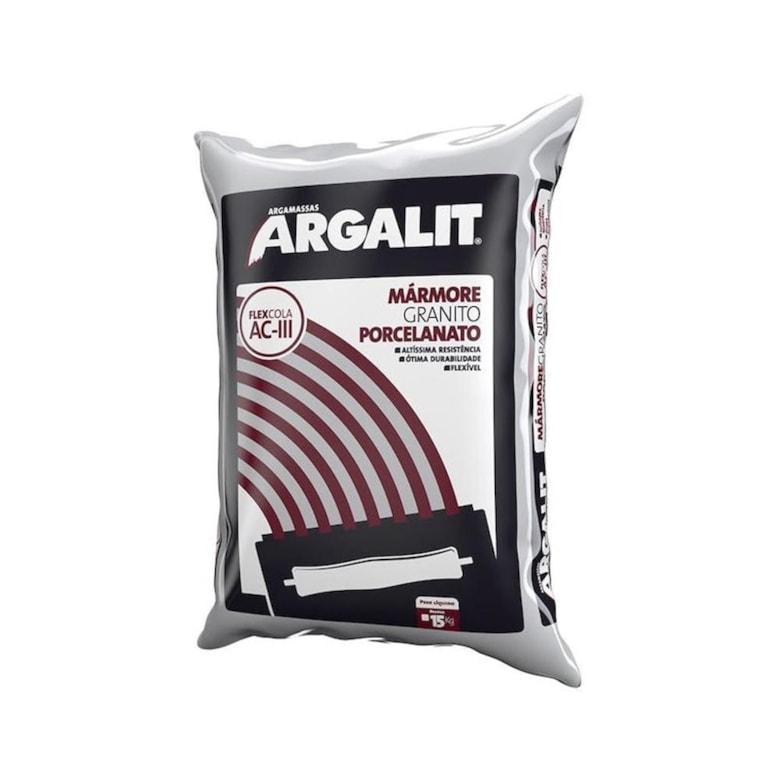 Argamassa AC-3 15KG Branco Argalit