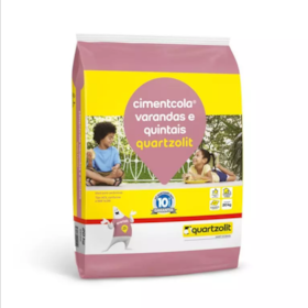 Argamassa Varandas e Quintais 20kg Cinza Quartzolit Argamassa Varandas e Quintais 20kg Cinza Quartzolit