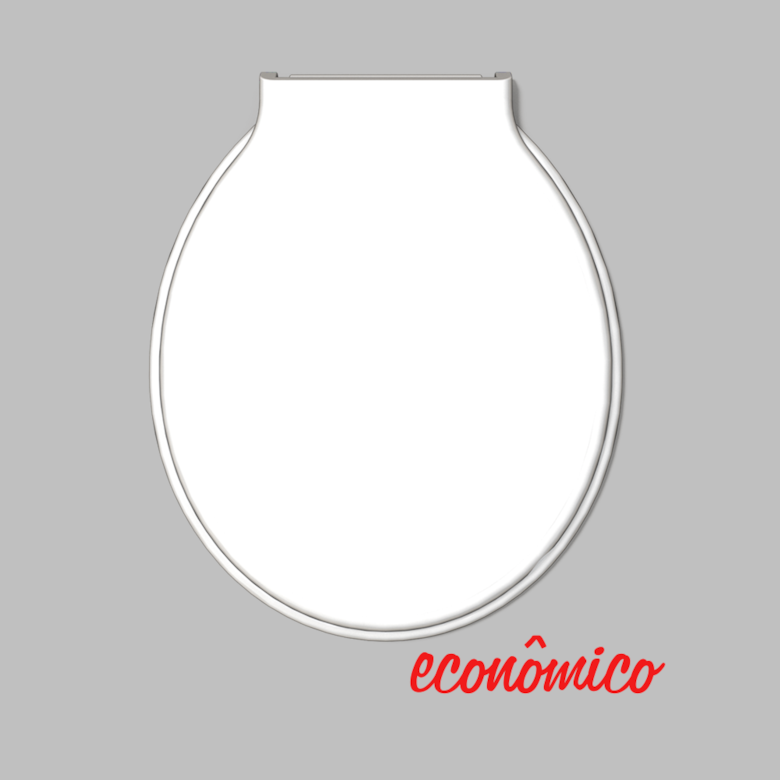 Assento Especial Almofadado Econômico 0484 Branco Durin