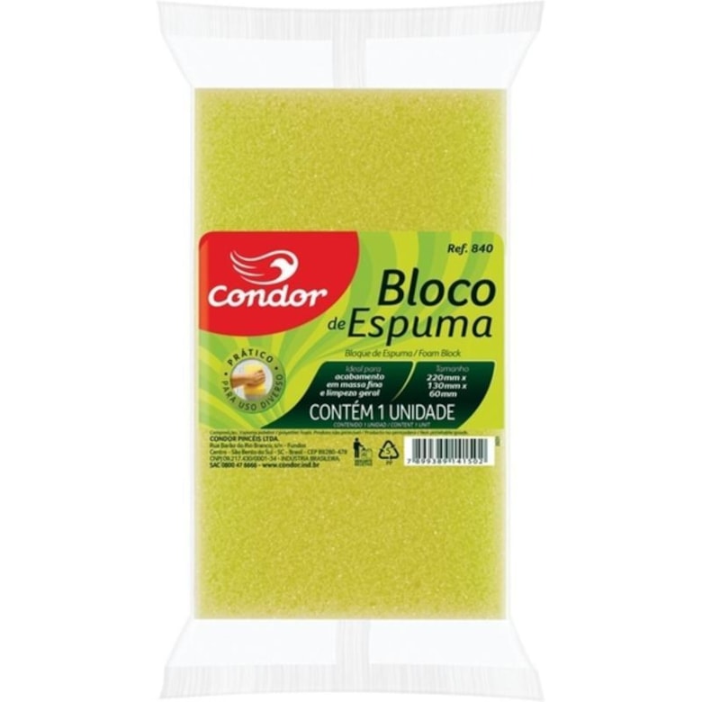 Bloco de Espuma Reboco 840 971556 Condor