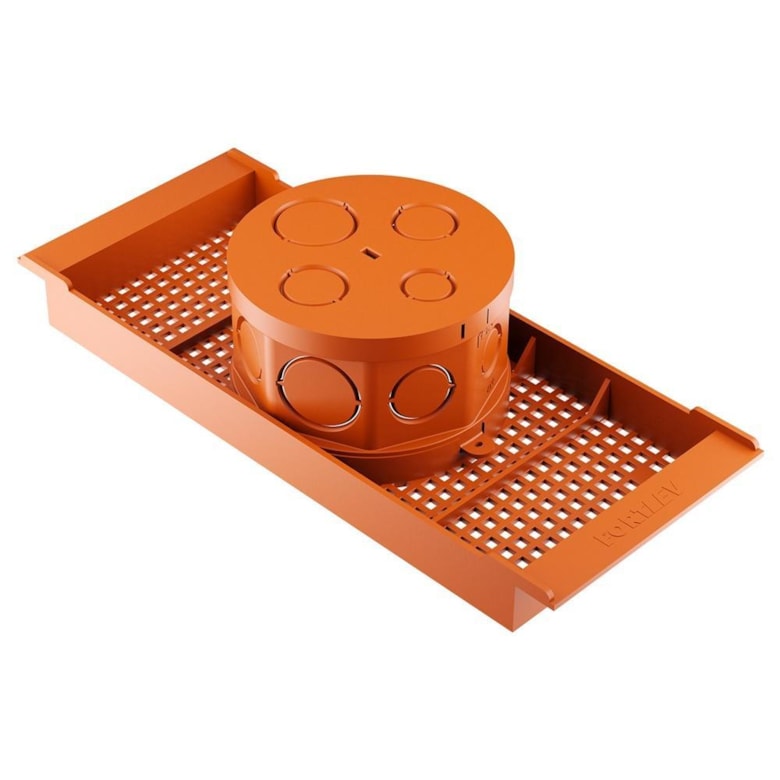 Caixa de Luz Octogonal 4X4 para Laje 14620301 Fortlev Caixa de Luz Octogonal 4X4 para Laje 14620301 Fortlev