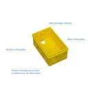 Caixa de Luz Retangular 4x2 Amarela 13050423 Fortlev Caixa de Luz Retangular 4x2 Amarela 13050423 Fortlev