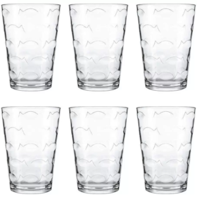 Copo Laguna Incolor Jogo com 6 Copos 280ml 288 Nadir Copo Laguna Incolor Jogo com 6 Copos 280ml 288 Nadir