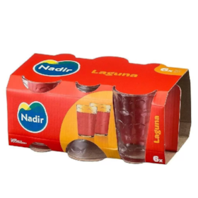 Copo Laguna Incolor Jogo com 6 Copos 280ml 288 Nadir Copo Laguna Incolor Jogo com 6 Copos 280ml 288 Nadir