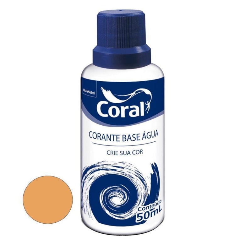 Corante Bisnaga Marrom 5202610 Coral