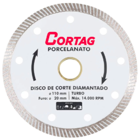 Disco de Corte Porcelanato Diamantado 60863 Cortag Disco de Corte Porcelanato Diamantado 60863 Cortag