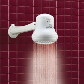 Ducha Maxi Banho com Cano Branco Lorenzetti 220V 4600W