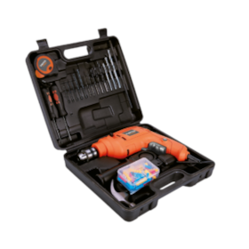 Furadeira Impac Rayco 24266 com Maleta 80 Peças - 127V Furadeira Impac Rayco 24266 com Maleta 80 Peças - 127V