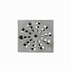 Grelha Quadrada Rotativa 9,4x9,4cm Cromado GRB12 Astra Grelha Quadrada Rotativa 9,4x9,4cm Cromado GRB12 Astra