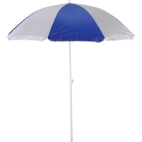 Guarda-Sol 1,80m Azul e Prata 003717 Mor Guarda-Sol 1,80m Azul e Prata 003717 Mor