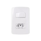 Interruptor + Tomada B3 Simples 4x2 Br Pa019473 Margirius