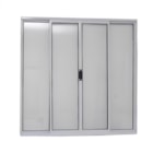 Janela 100x100cm 4 Folhas Alumínio Vidro Liso SB/SG 60203 Smg