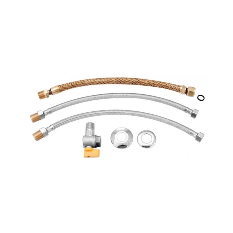 Kit Para Ligação De Aquecedor Gás 40Cm Cromado VGK040CWB Esteves Kit Para Ligação De Aquecedor Gás 40Cm Cromado VGK040CWB Esteves