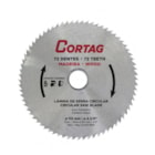 Lâmina de Serra Circular 110mm com 72 Dentes para Madeira 61347 Cortag