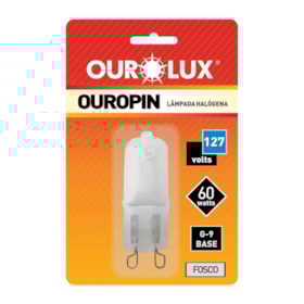 Lâmpada Halógena G9 60W Fosca 127V 1835 Starlux Lâmpada Halógena G9 60W Fosca 127V 1835 Starlux