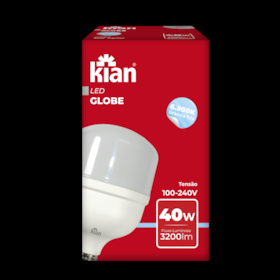 Lâmpada Led Globe 40w 6500k Kian Lâmpada Led Globe 40w 6500k Kian