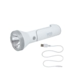 Lanterna 140 Lumens Branca Recarregável 9186 Mor