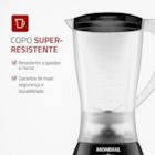 Liquidificador Mondial Easy Power L-550 2 Velo - 2 Velocidades 550W Liquidificador Mondial Easy Power L-550 2 Velo - 2 Velocidades 550W