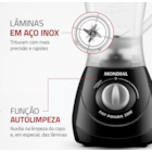Liquidificador Mondial Easy Power L-550 2 Velo - 2 Velocidades 550W Liquidificador Mondial Easy Power L-550 2 Velo - 2 Velocidades 550W