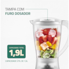 Liquidificador Mondial Easy Power L-550-W - Branco 2 Velocidades 550W