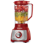 Liquidificador Turbo Mondial Vermelho/Inox 110V - L-1100 Liquidificador Turbo Mondial Vermelho/Inox 110V - L-1100