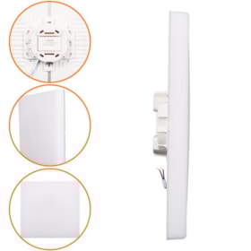 Luminária De Sobrepor Frameless Quadrado 24W NHF29246BCV2 Bronzearte Luminária De Sobrepor Frameless Quadrado 24W NHF29246BCV2 Bronzearte