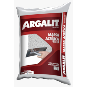 Massa Acrílica 20Kg Argalit Massa Acrílica 20Kg Argalit