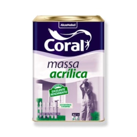 Massa Acrílica 25kg Branco 5353648 Coral