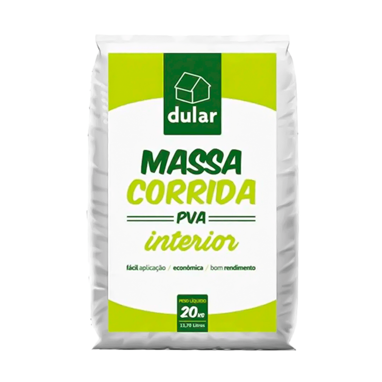 Massa Corrida Branca Dular PVA Saco 20Kg Argalit