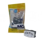 Modulo Tomada B3 2p+t 10a 250v Br Pa019416 Margirius Modulo Tomada B3 2p+t 10a 250v Br Pa019416 Margirius