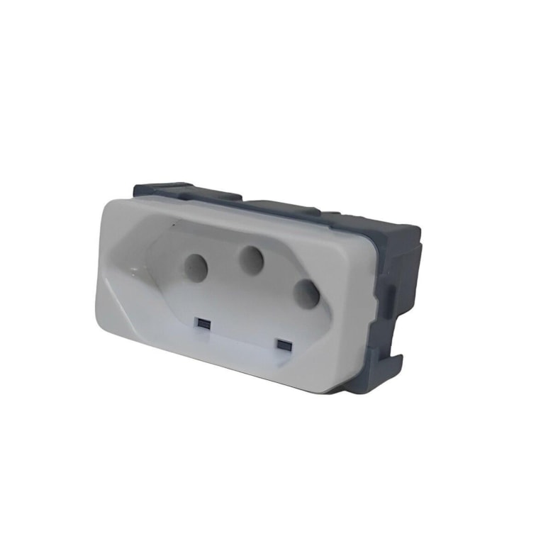 Modulo Tomada B3 2p+t 10a 250v Br Pa019416 Margirius Modulo Tomada B3 2p+t 10a 250v Br Pa019416 Margirius