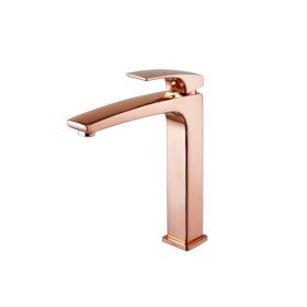 Monocomando Lavatório para Cuba de Apoio 2877 R89 Rose Gold 7048600 Lorenzetti