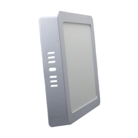 Painel Led Quadrada Sobrepor 18W 6.000K Branca Fria Bivolt 10380 Kian Painel Led Quadrada Sobrepor 18W 6.000K Branca Fria Bivolt 10380 Kian