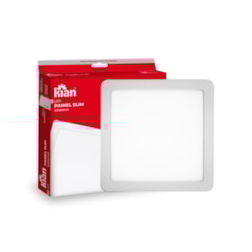 Painel Led Quadrada Sobrepor 18W 6.000K Branca Fria Bivolt 10380 Kian Painel Led Quadrada Sobrepor 18W 6.000K Branca Fria Bivolt 10380 Kian
