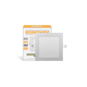 Painel Led Quadrado Embutir 12W 6.500K Branca Fria Bivolt 12761 Economax Painel Led Quadrado Embutir 12W 6.500K Branca Fria Bivolt 12761 Economax