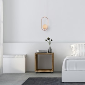 Pendente Pérola Arco 1xG45 Cobre 340454402 Avant Pendente Pérola Arco 1xG45 Cobre 340454402 Avant