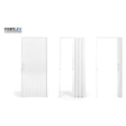 Porta Sanfonada PVC 210x60cm Branca 0500603 Fortlev