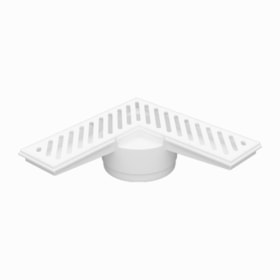 Ralo de Canto 100mm Grelha Branca RCAN1 Astra Ralo de Canto 100mm Grelha Branca RCAN1 Astra