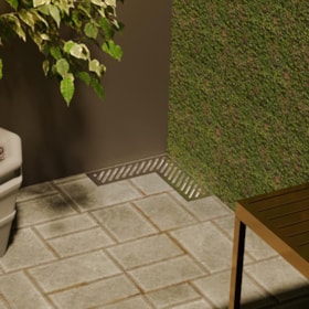 Ralo de Canto 100mm Grelha Cromada RCAN2 Astra Ralo de Canto 100mm Grelha Cromada RCAN2 Astra