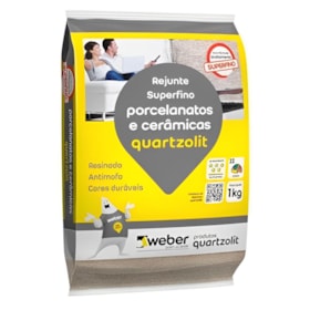 Rejunte Para Porcelanatos e Cerâmicas YPE 1KG Quartzolit Rejunte Para Porcelanatos e Cerâmicas YPE 1KG Quartzolit