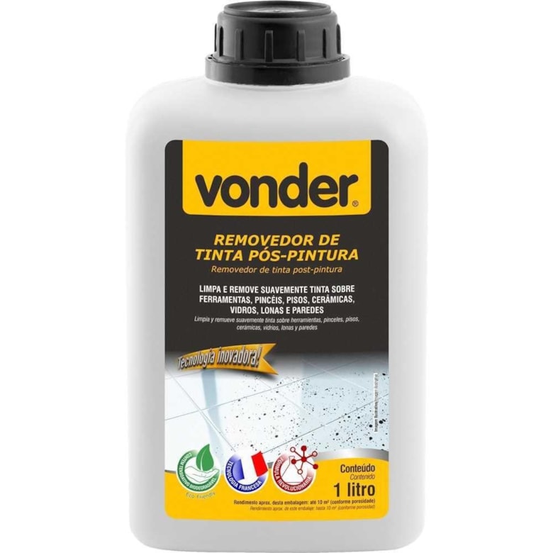 Removedor de Tinta Biodegradável 1 Litro 80100000 Vonder