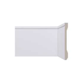 Rodapé LEV152 Branco Peça 2,40 Metros Poliestireno 150mm Santa Luzia Rodapé LEV152 Branco Peça 2,40 Metros Poliestireno 150mm Santa Luzia