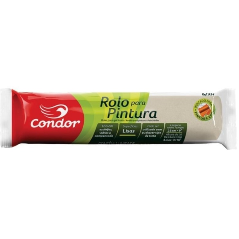 Rolo De Lã Para Epóxi 23cm 954 86921 Condor