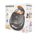 Sanduicheira Fast Grill e Sandwich Mondial S-12- Preta