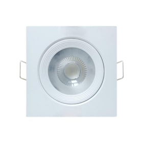 Spot de Embutir Fênix Quadrado 5W 6500K Branco 11601 Kian Spot de Embutir Fênix Quadrado 5W 6500K Branco 11601 Kian