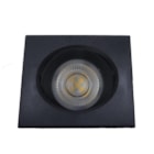 Spot Led de Embutir Fênix II Quadrado MR16 5W 3000K Preto 17077 Kian