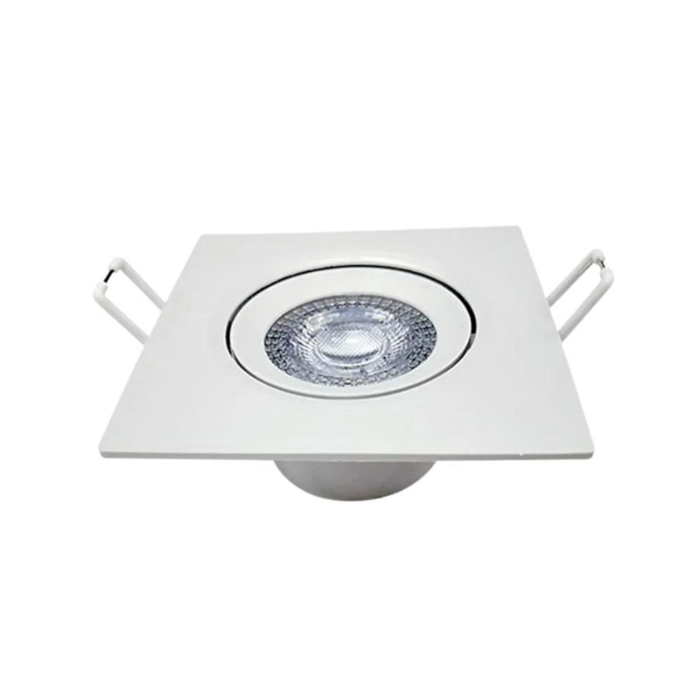 Spot Led de Embutir Quadrado 5W 6500K Branco 865021371 Avant Spot Led de Embutir Quadrado 5W 6500K Branco 865021371 Avant