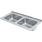 Tanque Duplo Aço Inox 123x53cm Com Espelho 11647 Franke