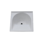 Tanque Marmofibra Simples 60x60 Branco TM060 Decoralita