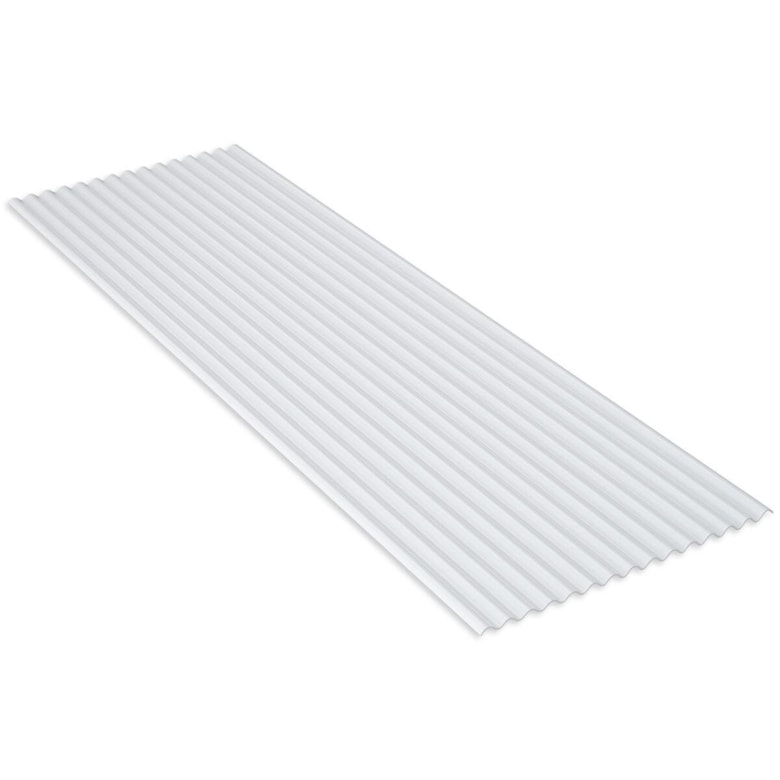 Telha Translucida PVC Leitosa 244X50X6 15022440 Fortlev Telha Translucida PVC Leitosa 244X50X6 15022440 Fortlev